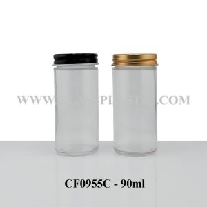 90ml Round Glass Bottle