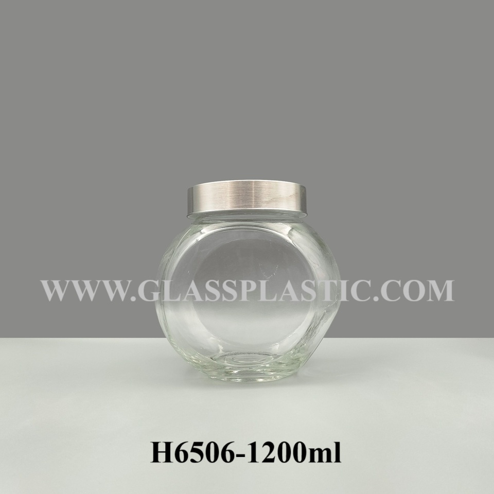 Storage Glass Jar – 1200ml (Slant)