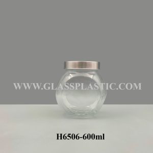 Storage Glass Jar - 600ml (Slant)