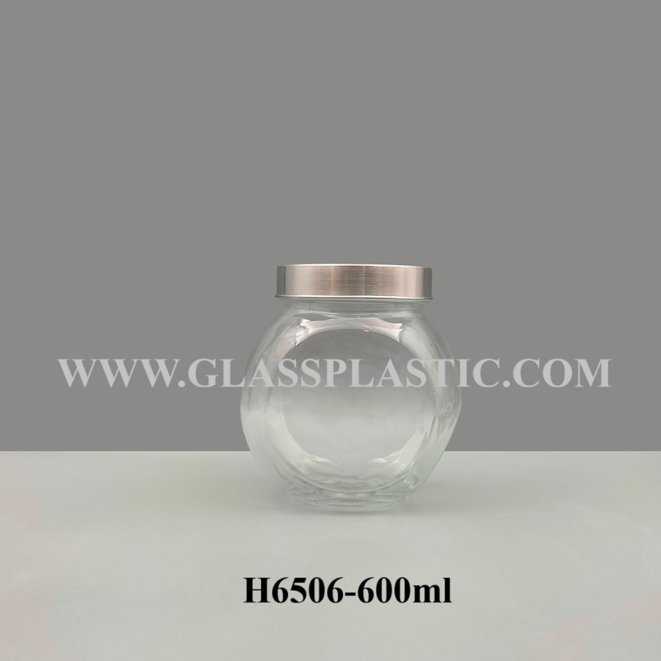 Storage Glass Jar – 600ml (Slant)