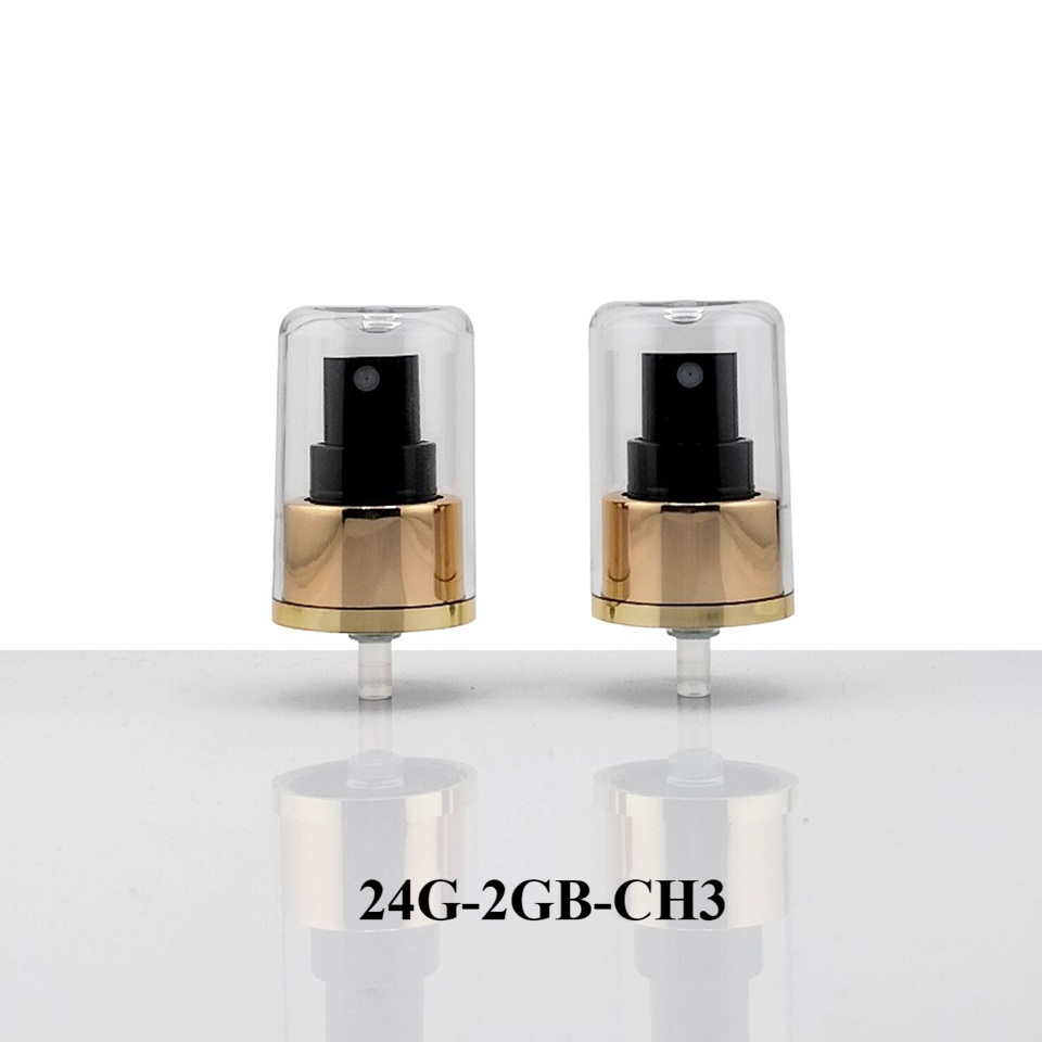 24mm Gold Chrome Black Cosmetic Sprayer