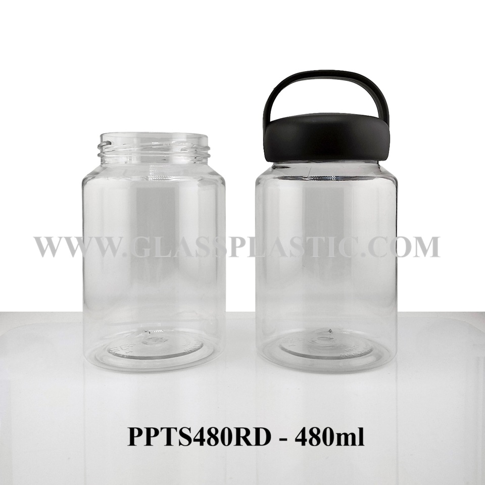 480ml Round PET Jar