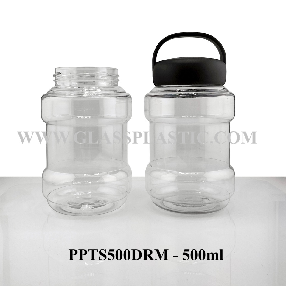 500ml Drum PET Jar